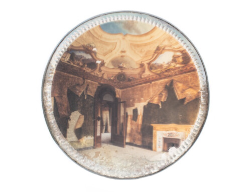 Baroque Villa on Foxed Mirror