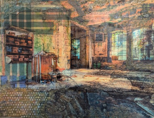 Factory floor with handkerchief