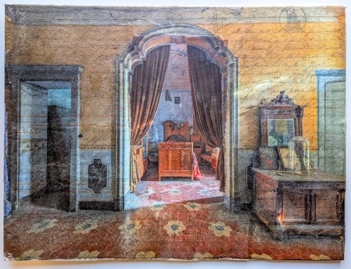 Villa Bedroom with Script