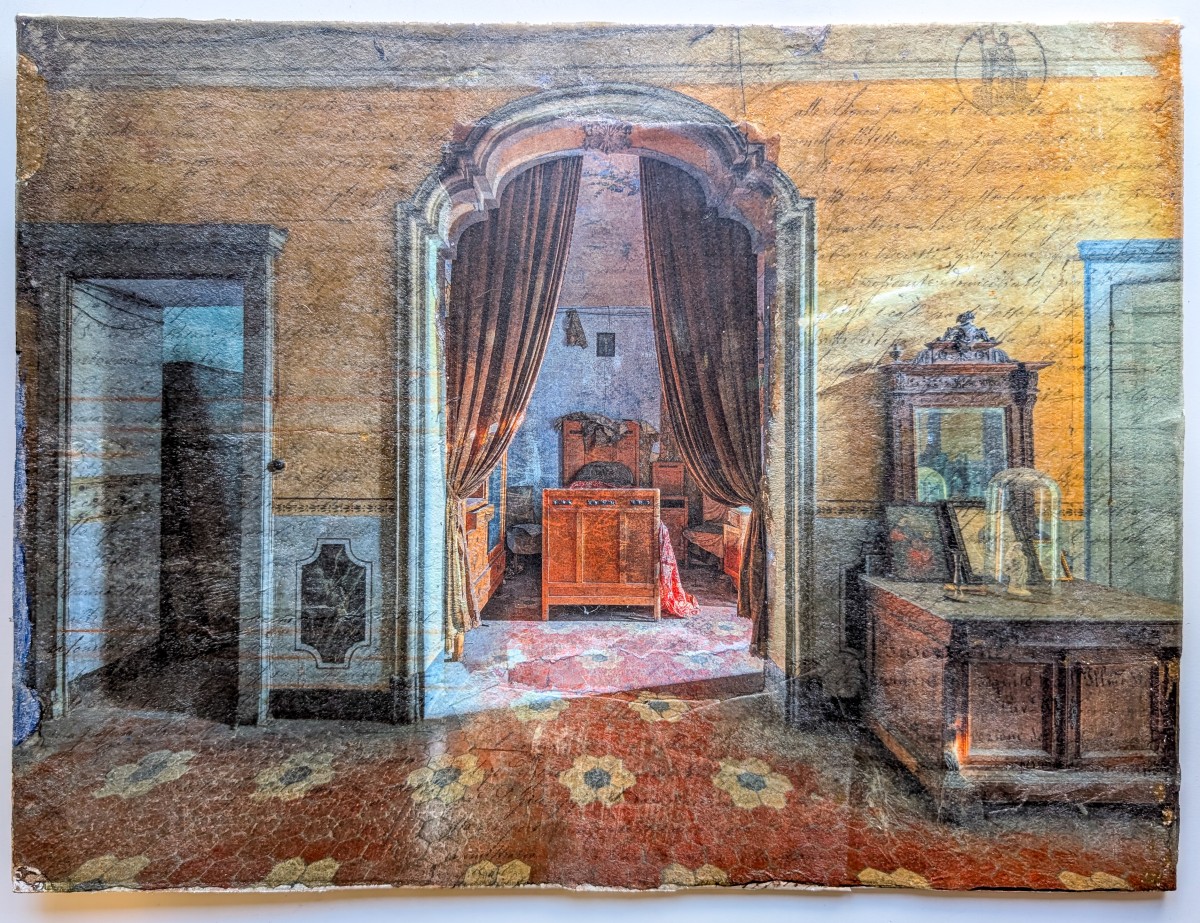 Villa Bedroom with Script